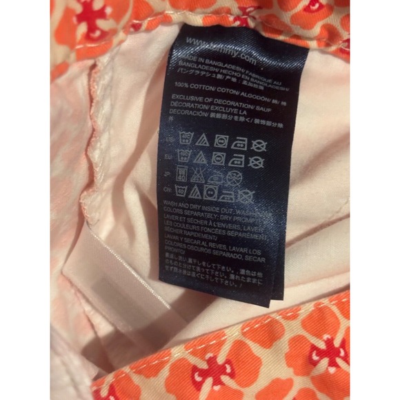 Tommy Hilfiger Womens Floral Print Cotton Shorts Size 8 Casual Summer Wear Beach - Picture 7 of 7